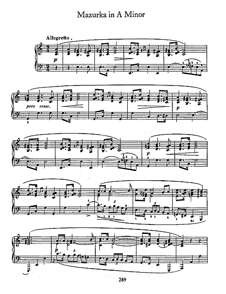 Miniatura de partitura