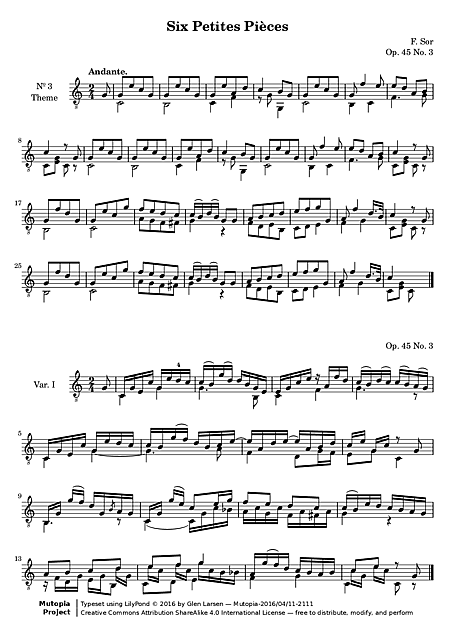 Miniatura de la partitura