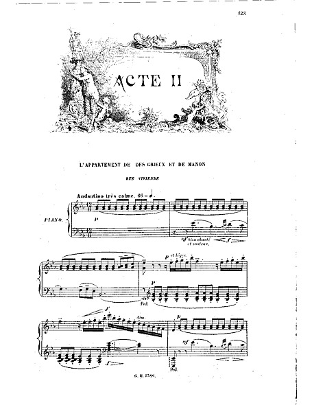 Miniatura de la partitura