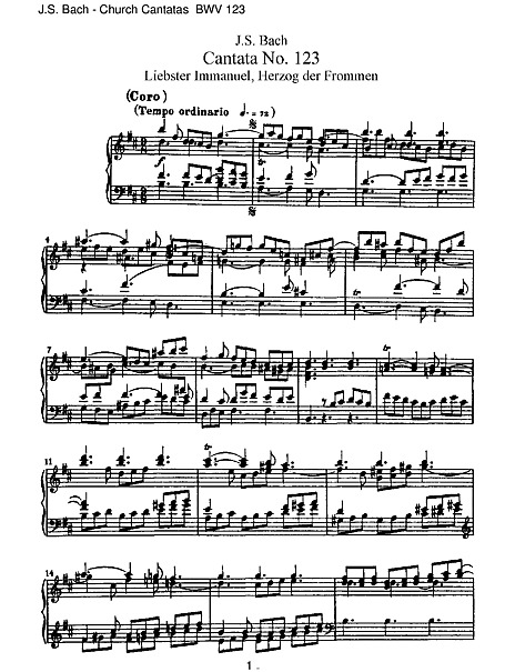 Miniatura de partitura