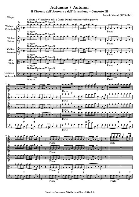 Miniatura de partitura