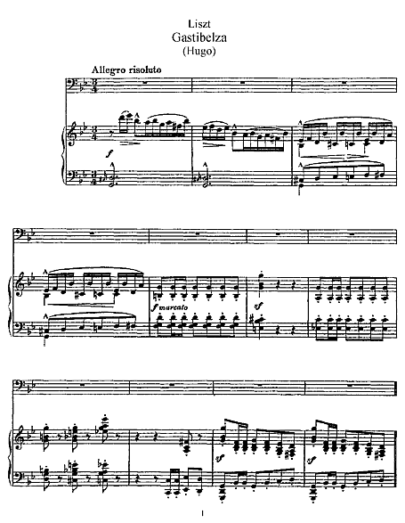 Miniatura de la partitura