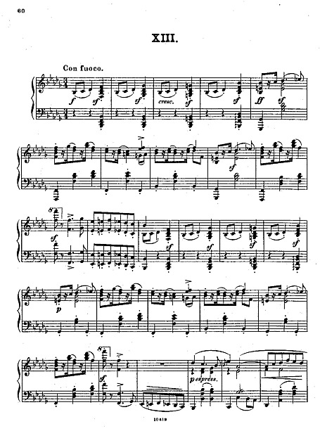 Miniatura de partitura