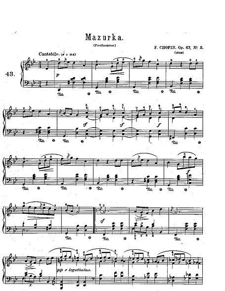 Miniatura de la partitura