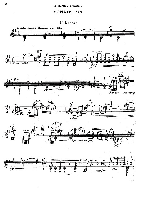 Miniatura de partitura