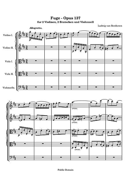 Miniatura de partitura