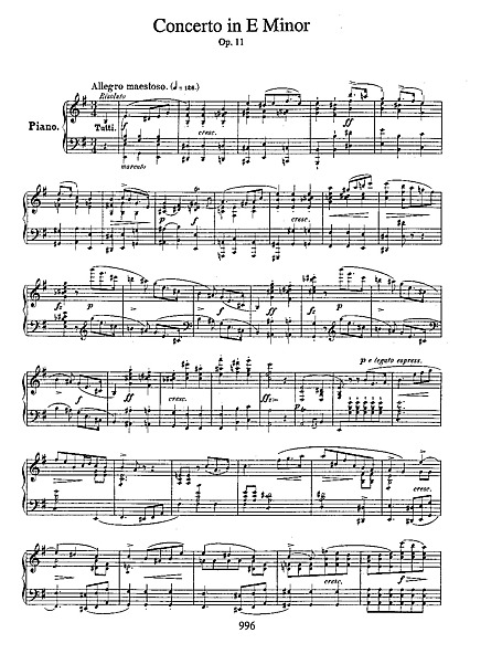 Miniatura di partitura