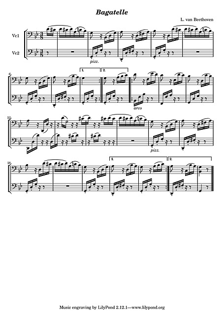 Miniatura de partitura