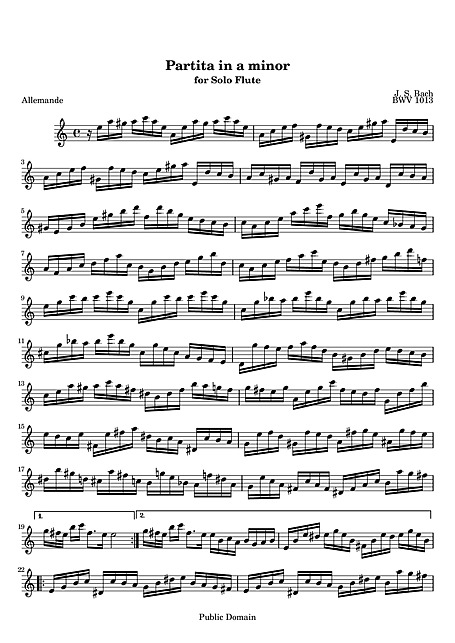 Miniatura de partitura