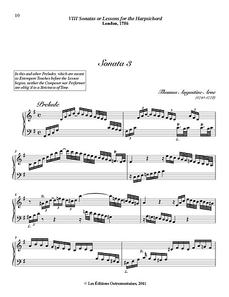 Miniatura de la partitura