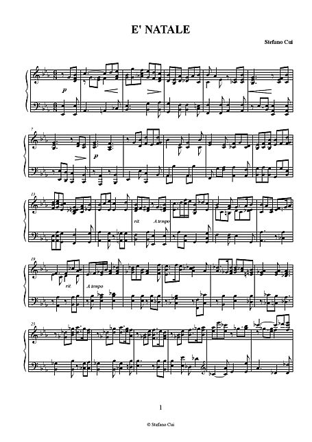 Miniatura de partitura