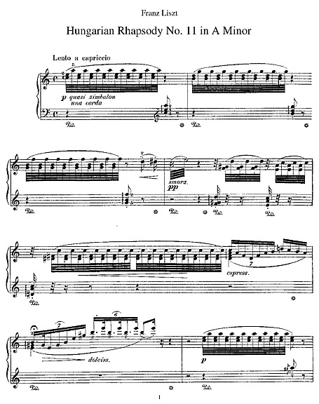 Miniatura de partitura