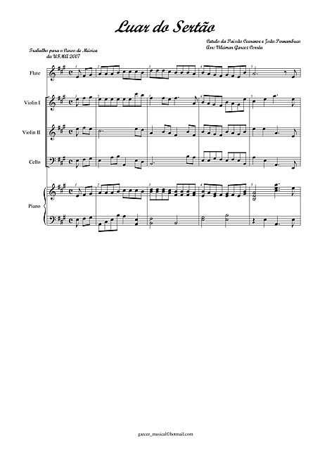 Miniatura de partitura