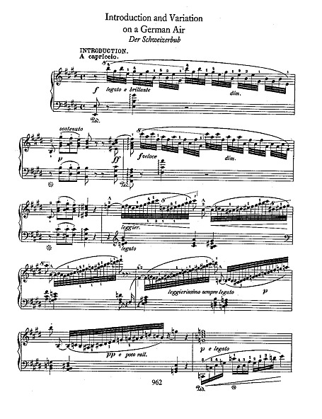 Miniatura de partitura