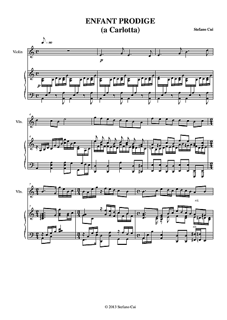 Miniatura de la partitura