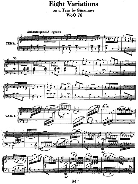 Miniatura de partitura