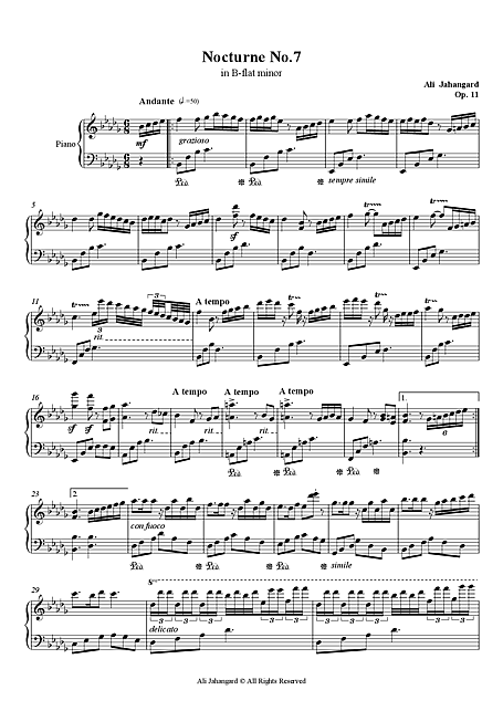 Miniatura de partitura