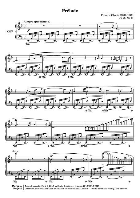 Miniatura de la partitura