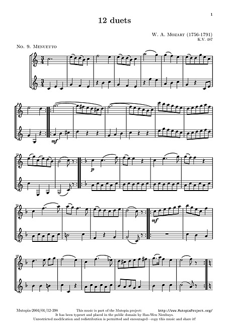 Miniatura de partitura