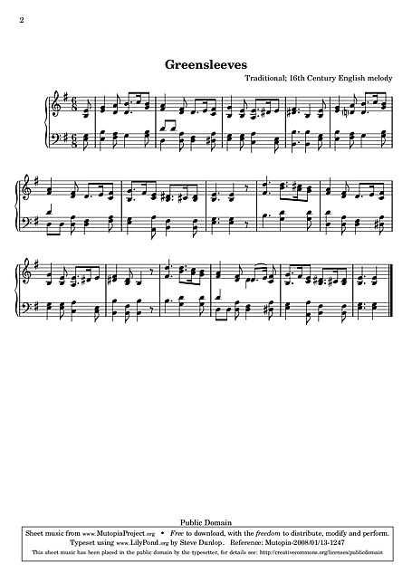 Miniatura de partitura