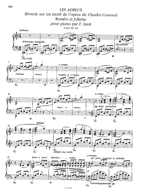 Miniatura de partitura