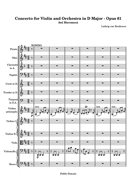 Miniatura de la partitura