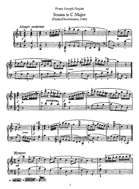 Miniatura di partitura