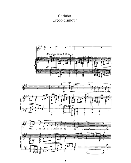 Miniatura de la partitura