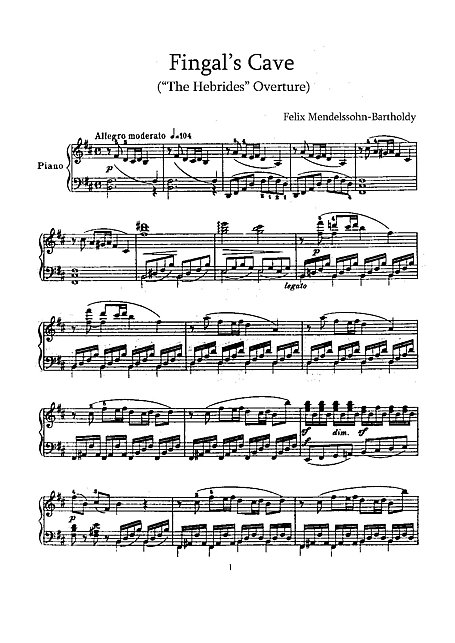 Miniatura de partitura