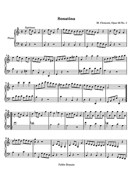 Miniatura di partitura