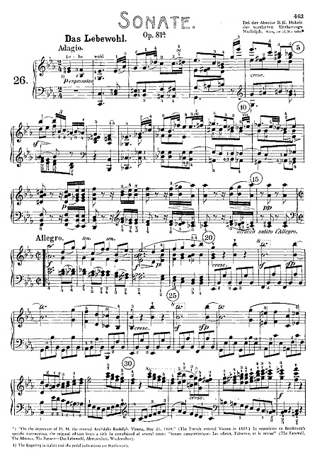 Piano Sonata No. 26 