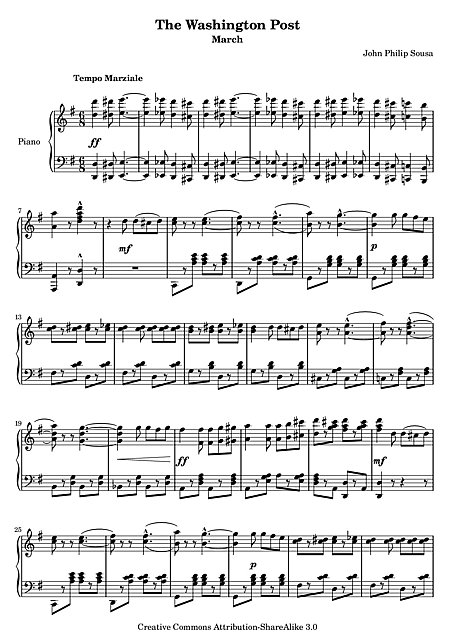 Miniatura de partitura