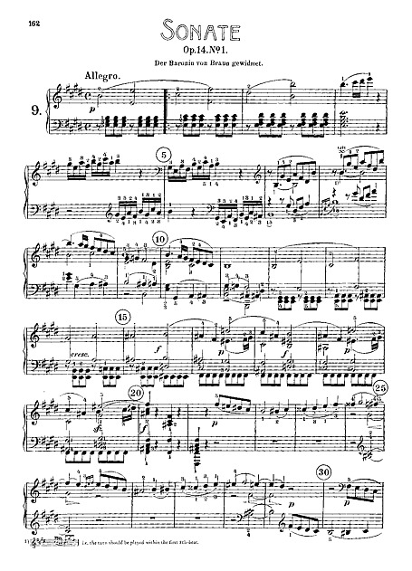 Piano Sonata No. 9 ピアノ - 楽譜 - カントリーアン, 無料楽譜